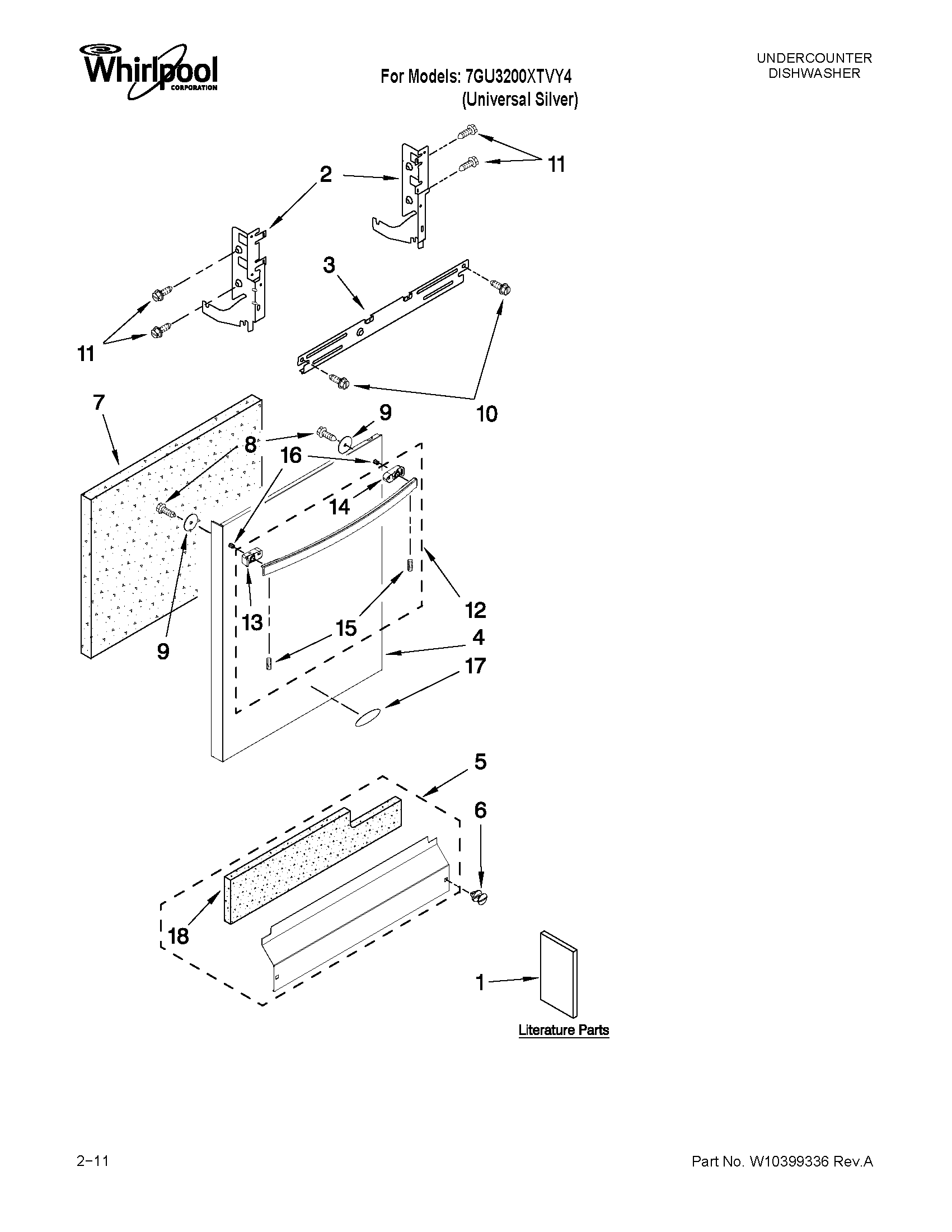Door and panel parts