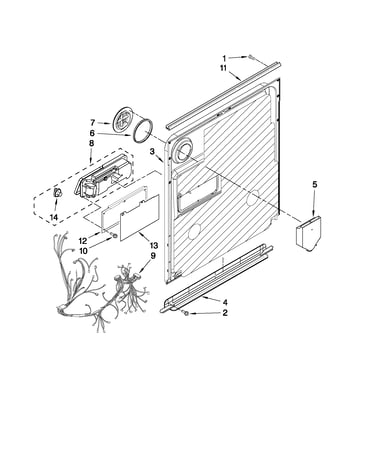 Inner door parts