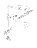 Upper wash and rinse parts
