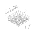 Upper rack and track parts