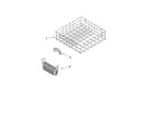 Ikea IUD8000WS3 lower rack parts diagram