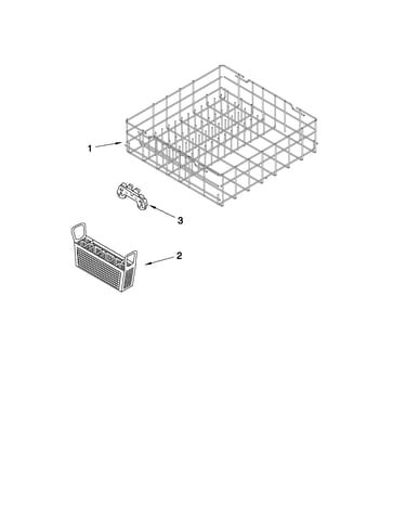 Lower rack parts