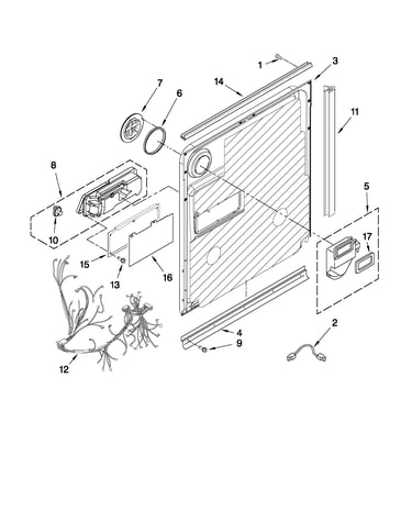 Inner door parts