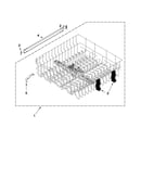 Upper rack and track parts