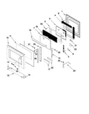 Oven door parts