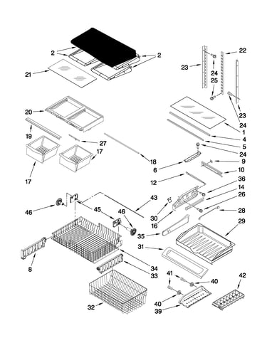 Shelf parts