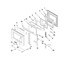 Oven door parts