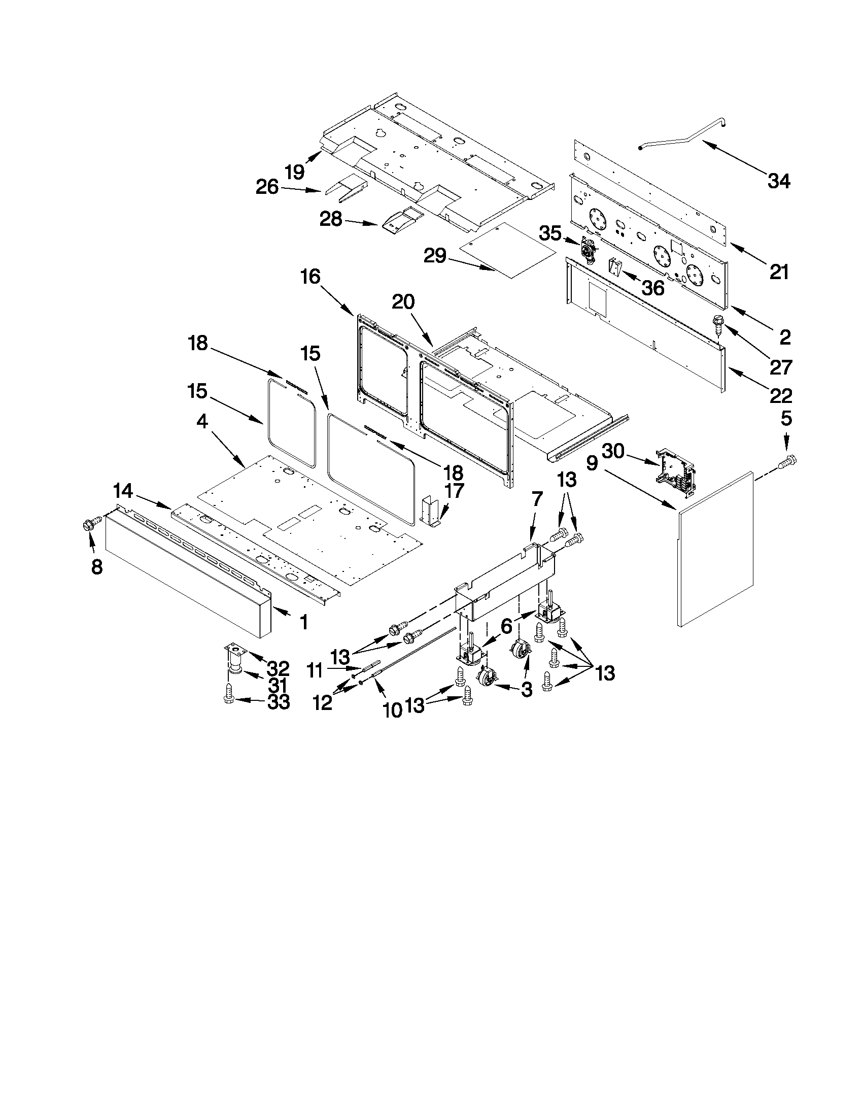 48" CHASSIS PARTS