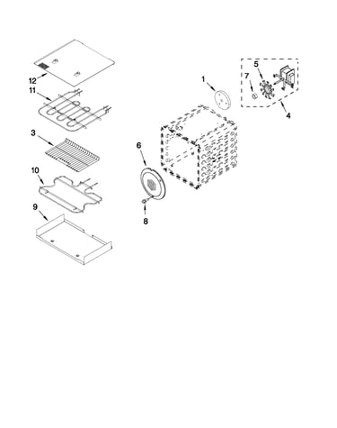 18" internal oven parts
