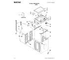 Maytag 7MMVWX550YW0 top and cabinet parts diagram