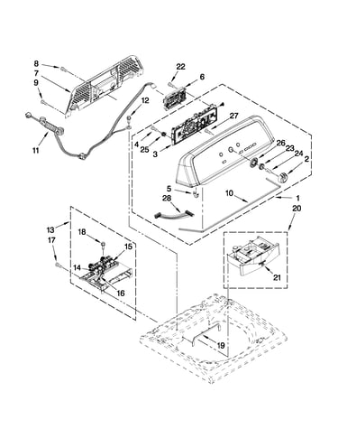 Console and dispenser parts