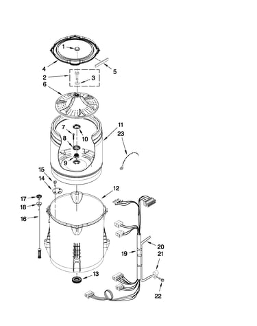 Basket and tub parts