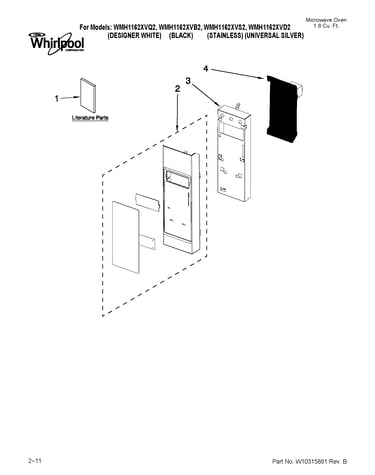 Control panel parts