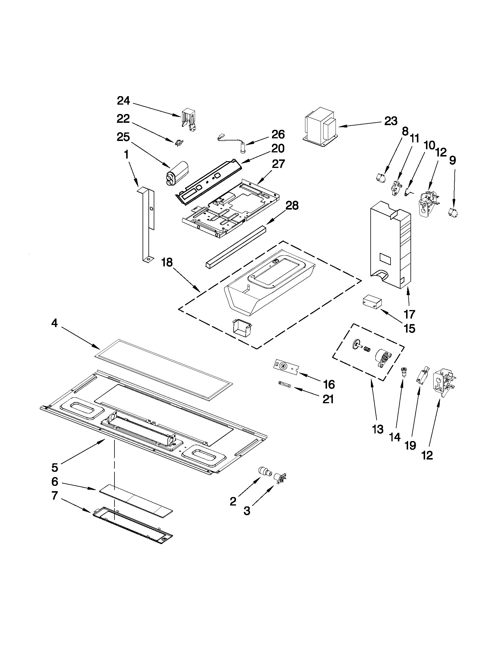 Interior and ventilation parts