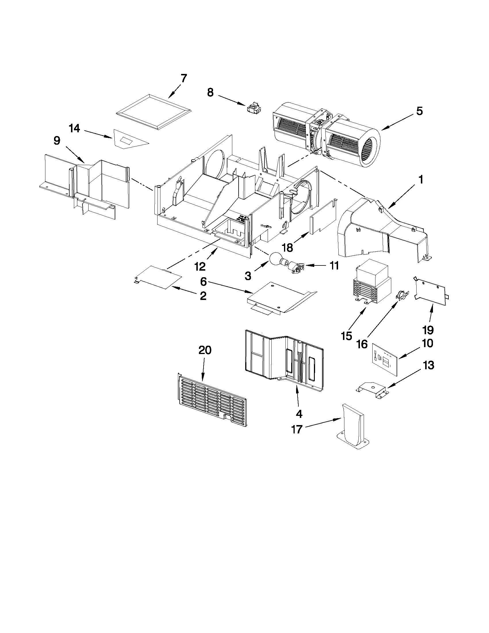 Air flow parts