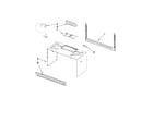 Whirlpool YWMH1162XVQ1 cabinet and installation parts diagram
