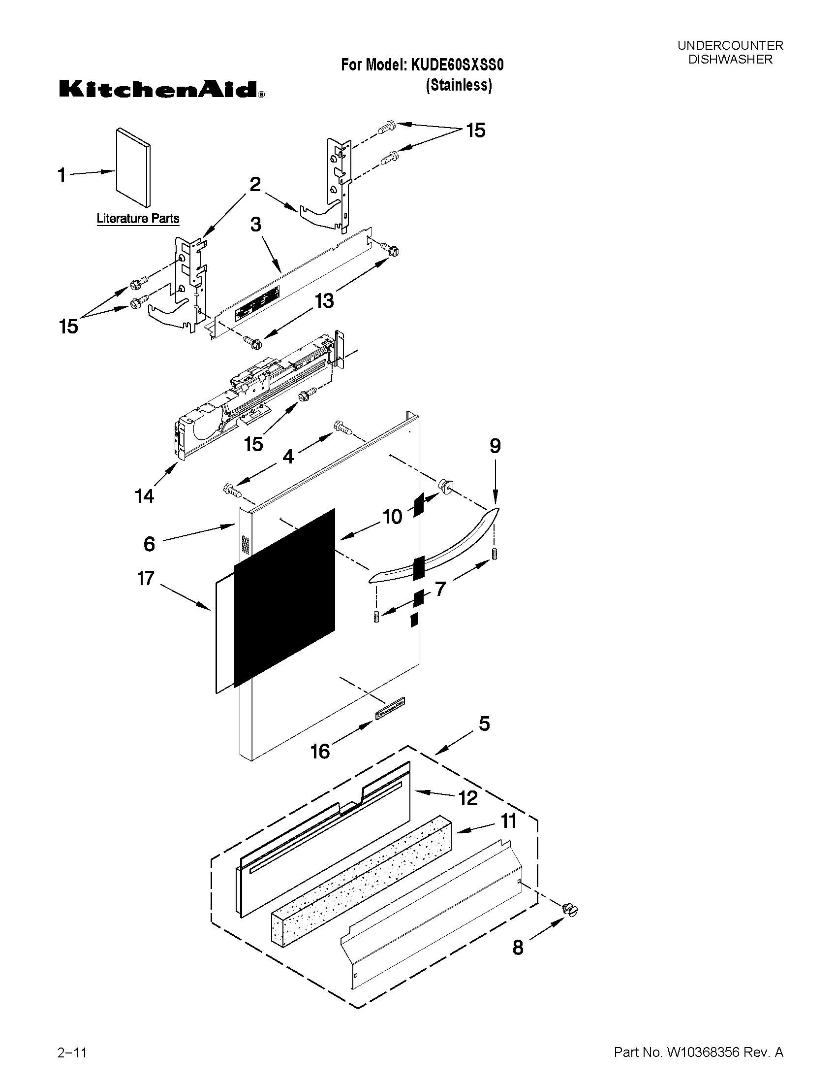Door and panel parts
