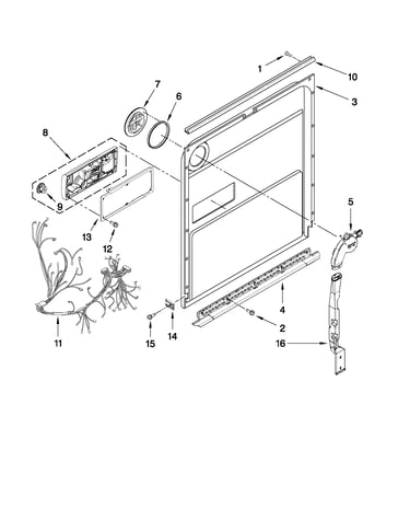Inner door parts
