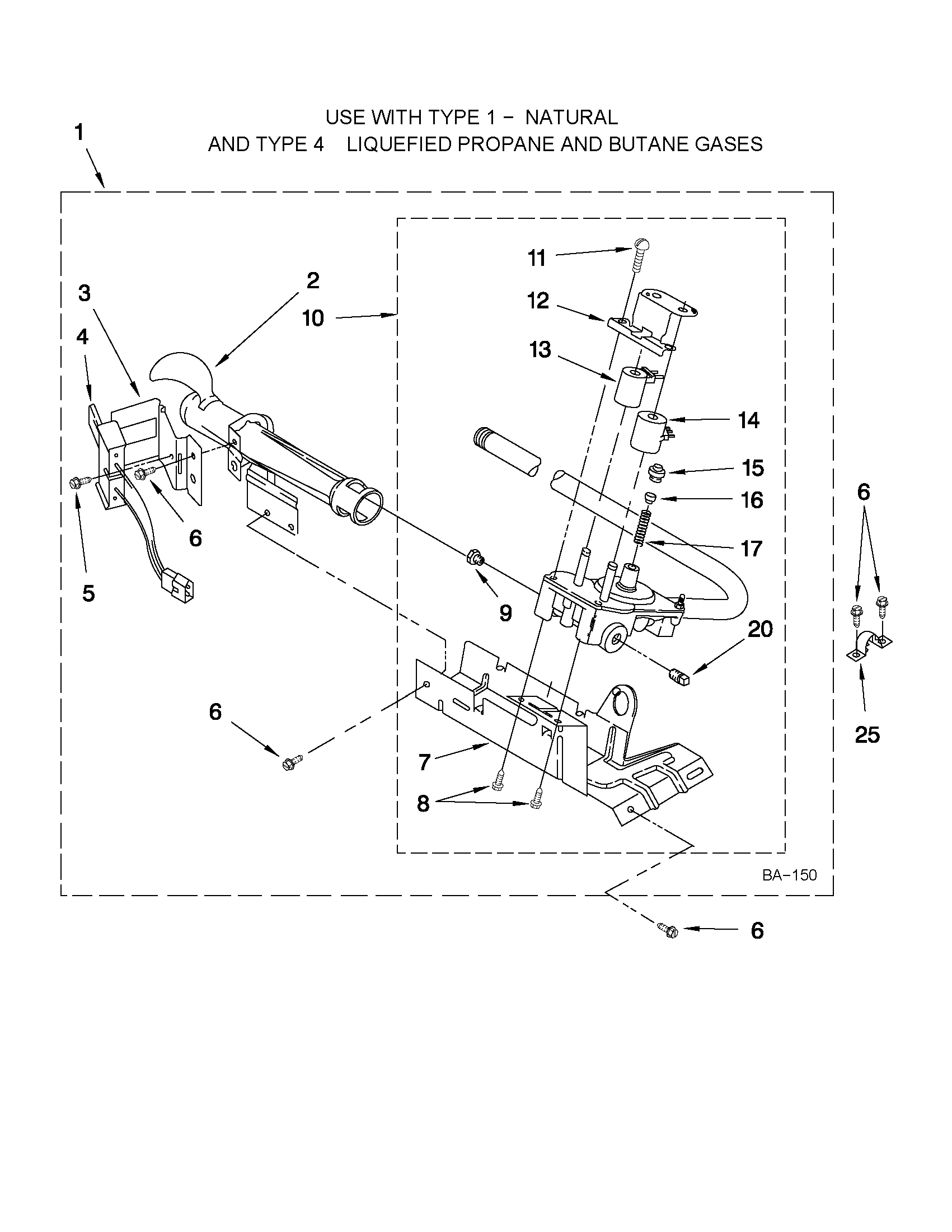 8318272 BURNER ASSEMBLY