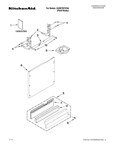 Door and panel parts