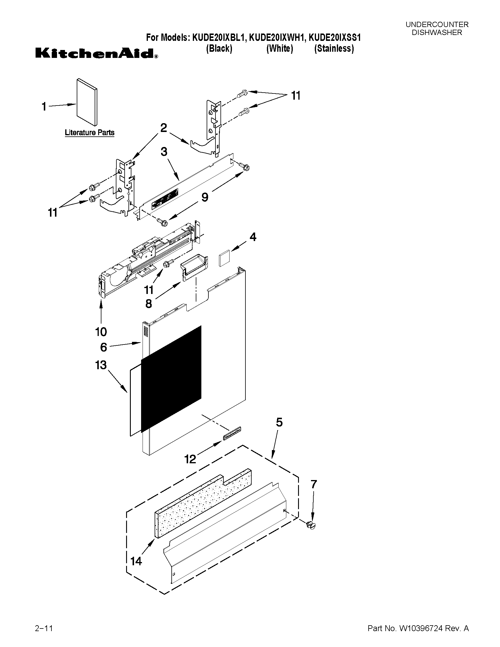 Door and panel parts