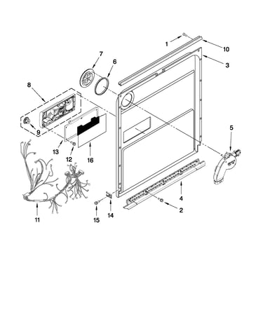 Inner door parts