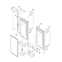 KitchenAid KBFS25EWMS3 refrigerator door parts diagram
