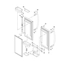 KitchenAid KBFS25EWBL3 refrigerator door parts diagram