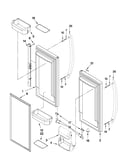Refrigerator door parts