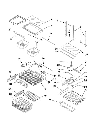 Shelf parts