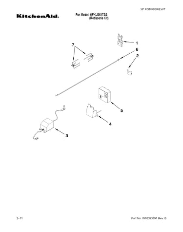 Rotisserie parts