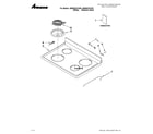 Amana AER5522VCS0 cooktop parts diagram