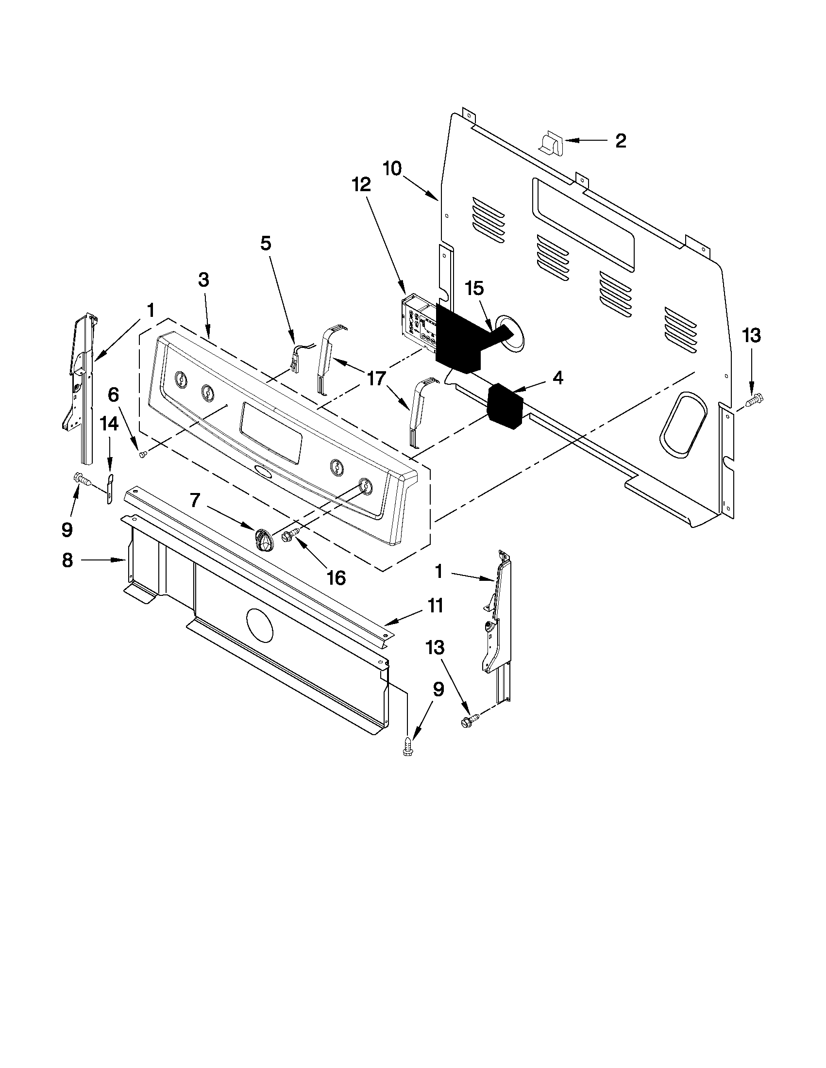 CONTROL PANEL PARTS