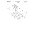 Maytag MGRH865QDS0 cooktop parts diagram