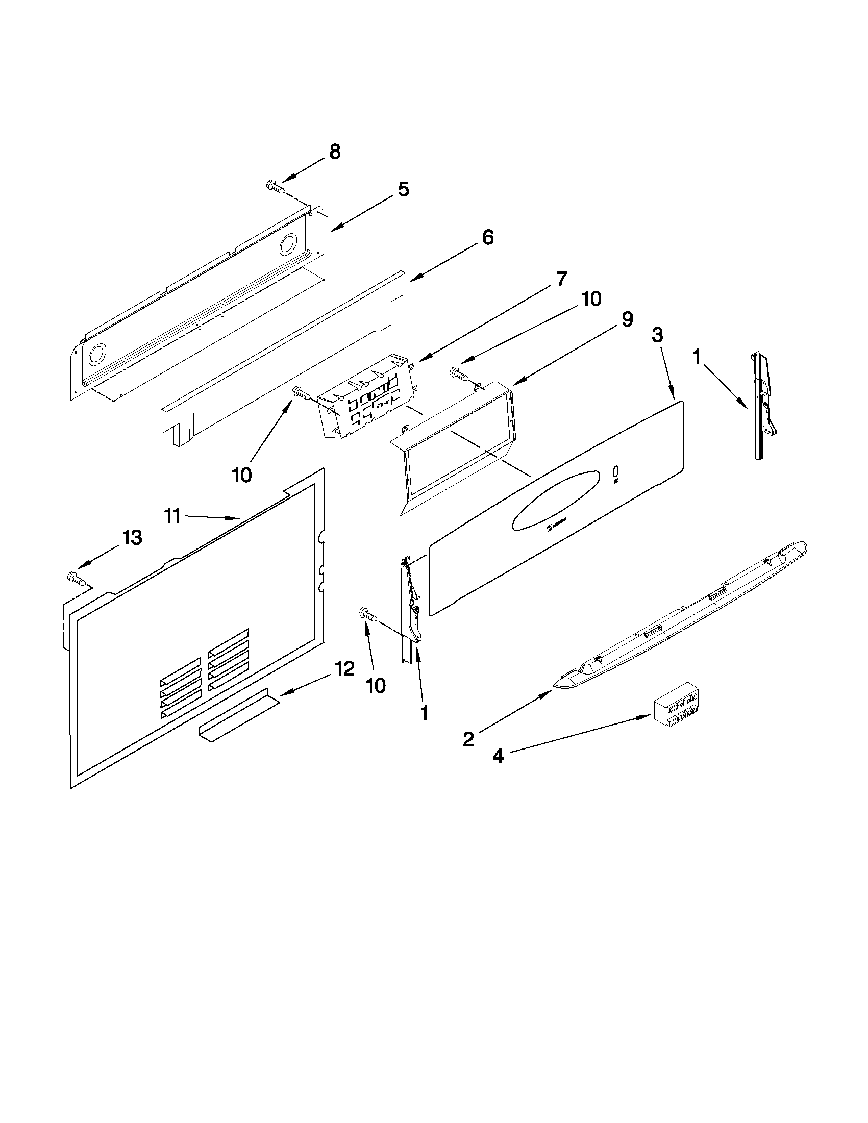 Control panel parts