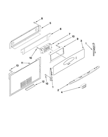 Control panel parts