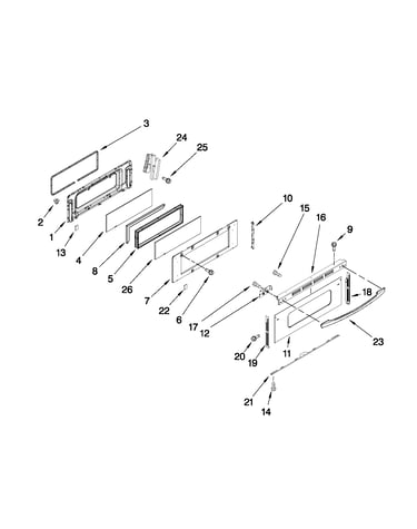Upper door parts