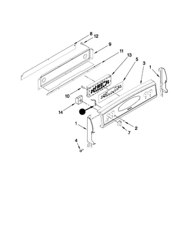 Control panel parts
