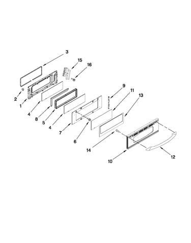 Upper door parts