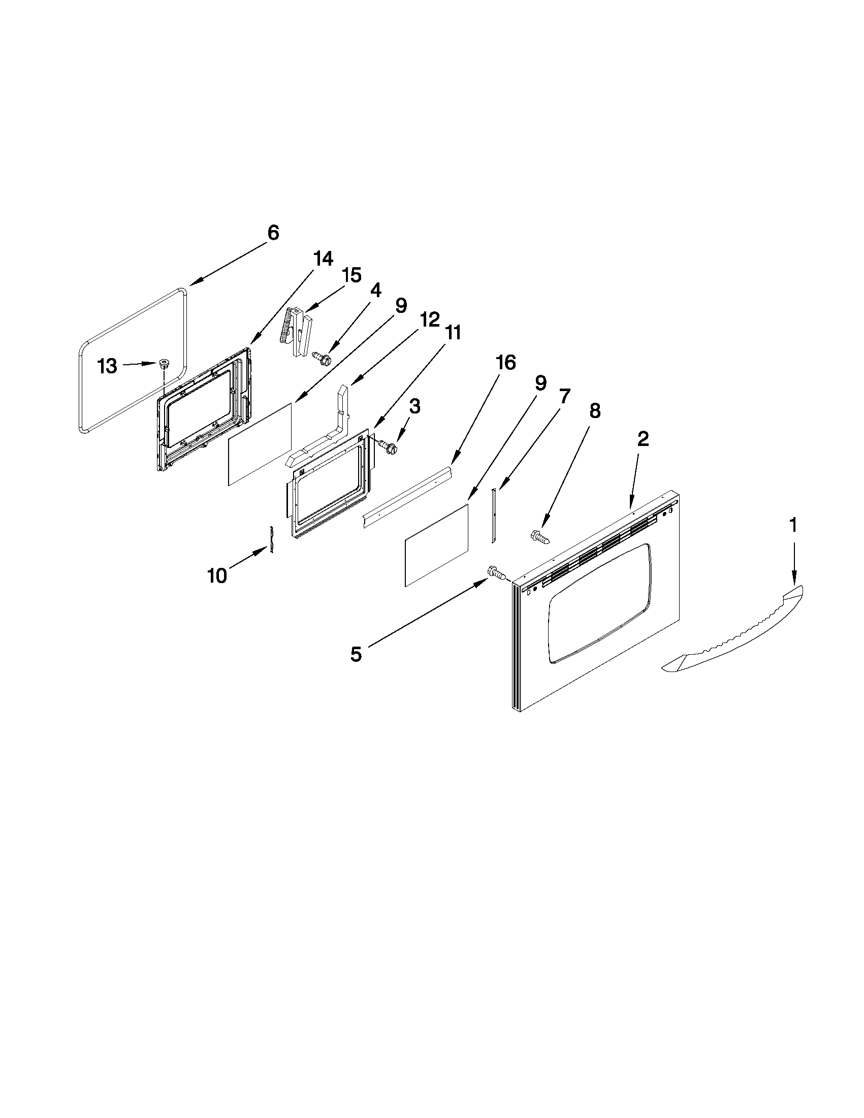 Lower door parts