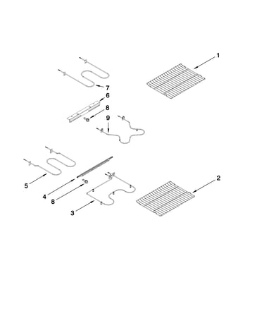 Rack and element parts