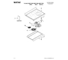 Maytag MER8772WB0 cooktop parts diagram