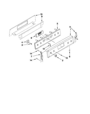 Control panel parts