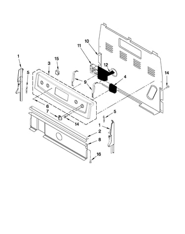 Control panel parts