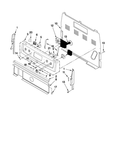 Control panel parts