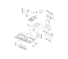 Whirlpool YWMH1162XVQ0 interior and ventilation parts diagram