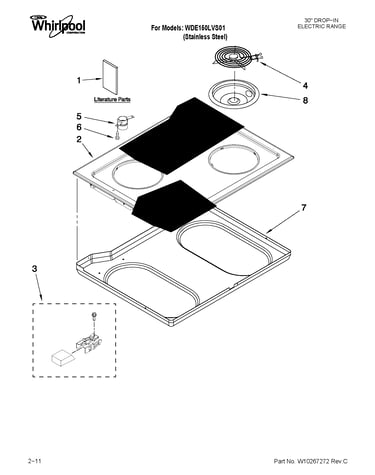 Cooktop parts