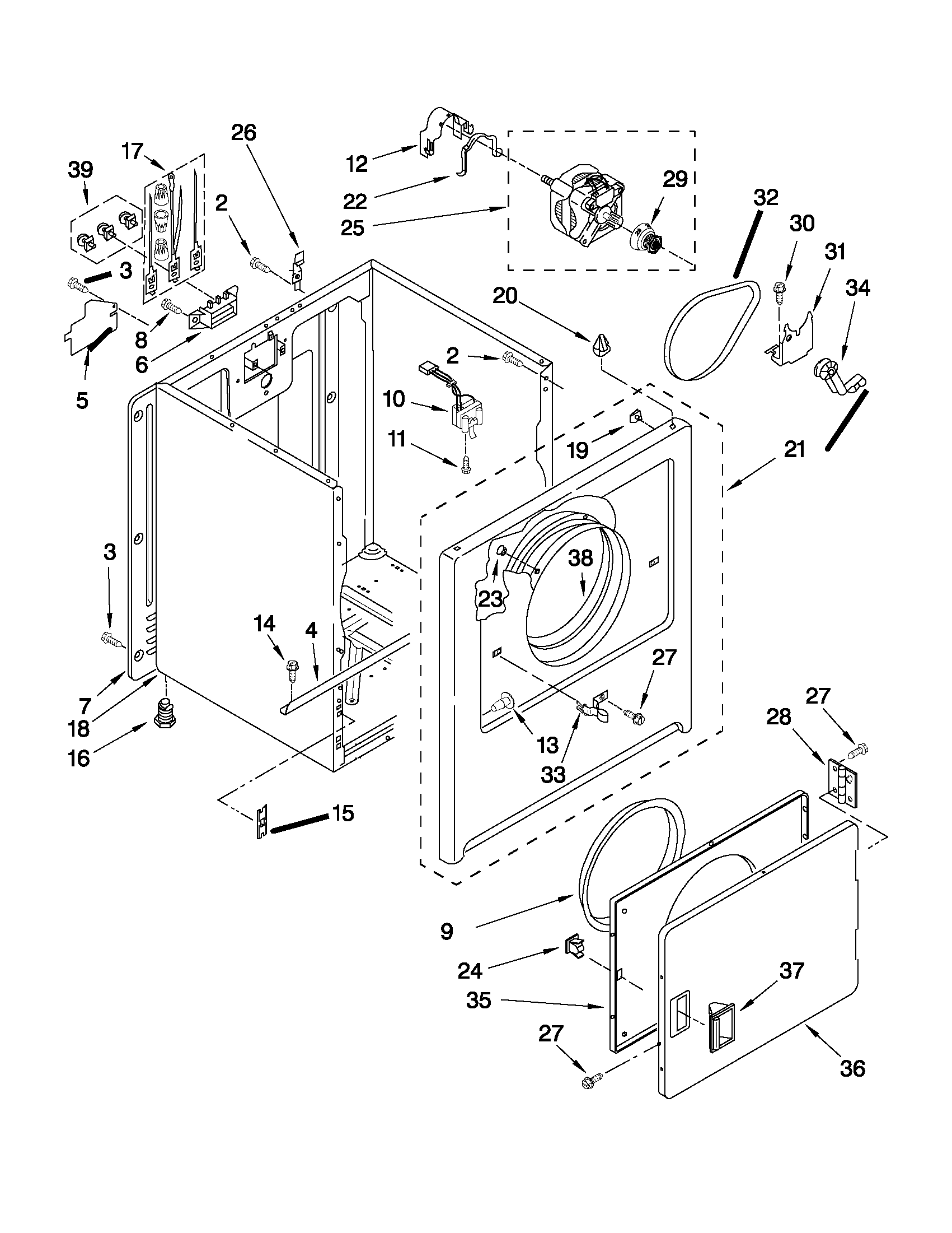 Cabinet parts