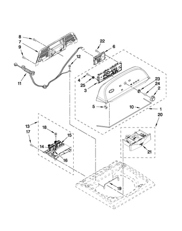 Console and dispenser parts