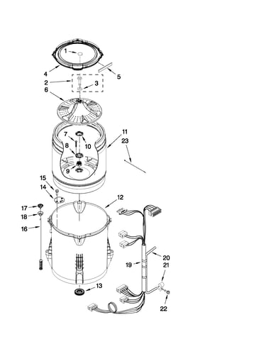 Basket and tub parts